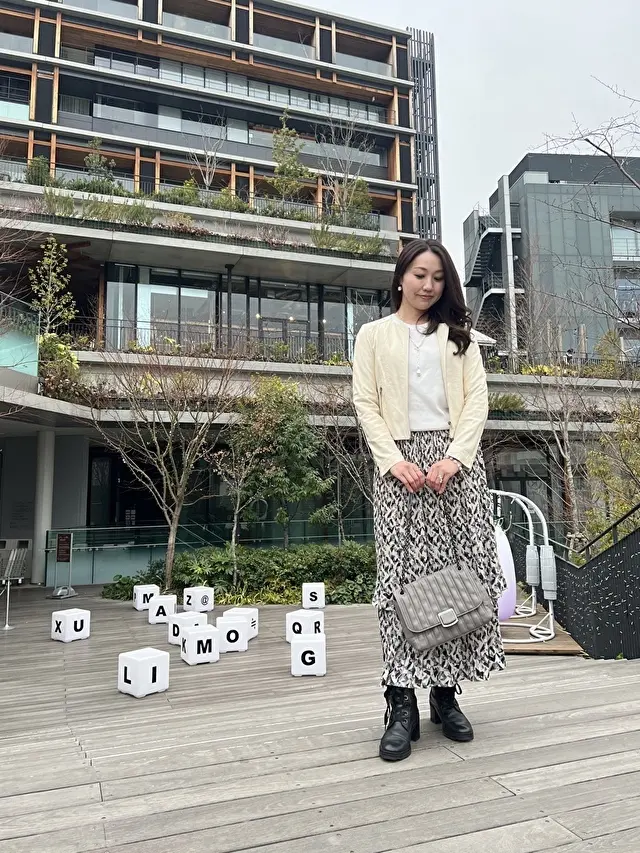 この日もこちらのスカート！
