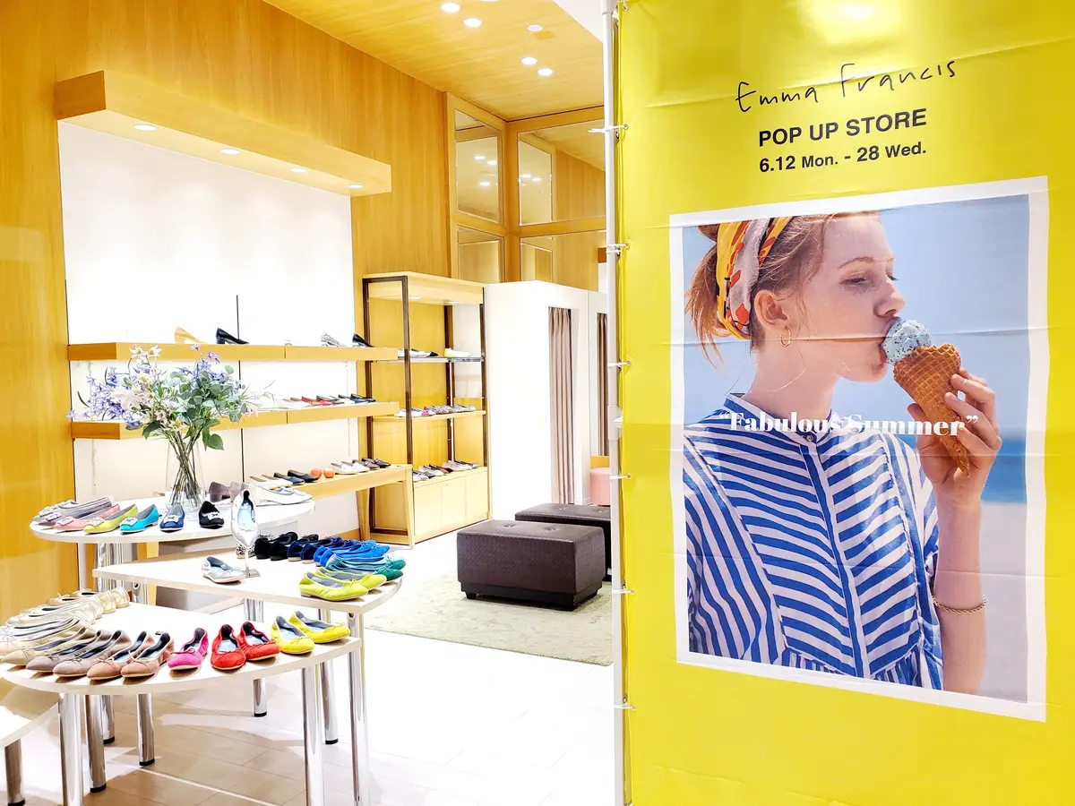 マルイ有楽町店のポップアップストア。許可を頂き撮影しました。