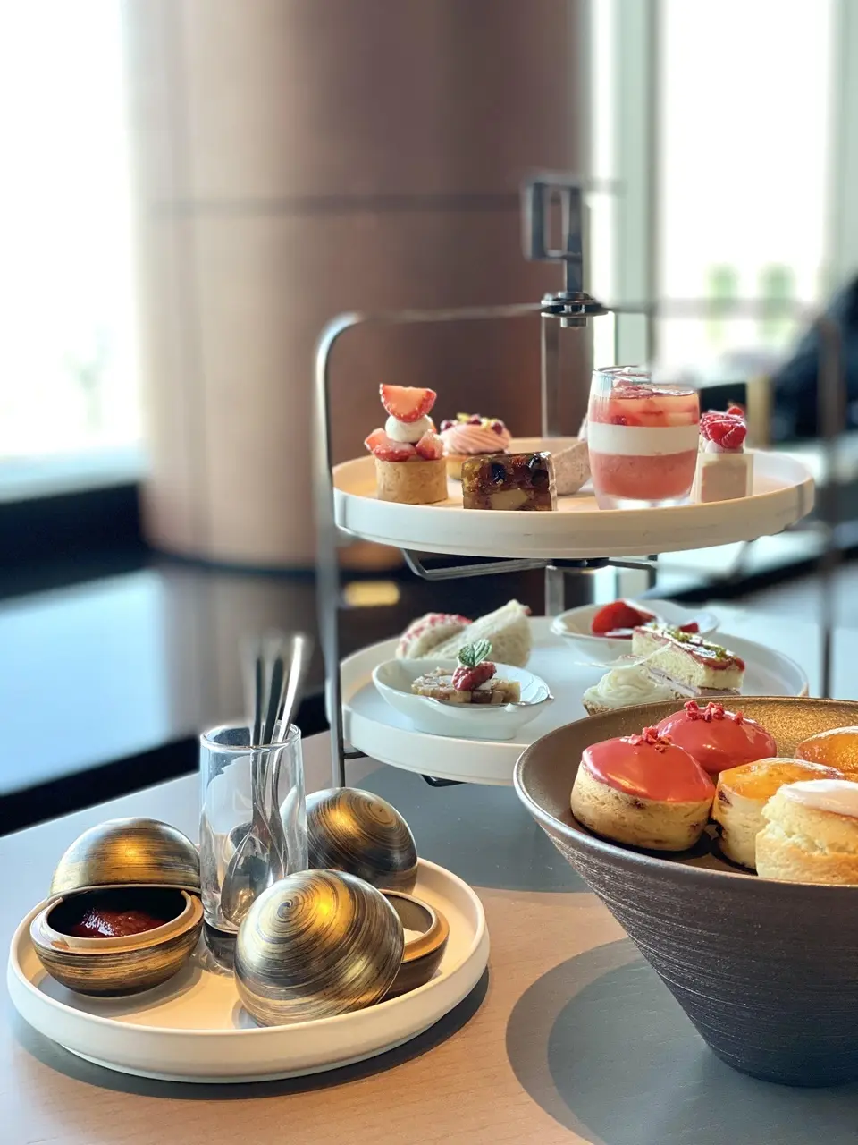 ストロベリーアフタヌーンティーのメニュー