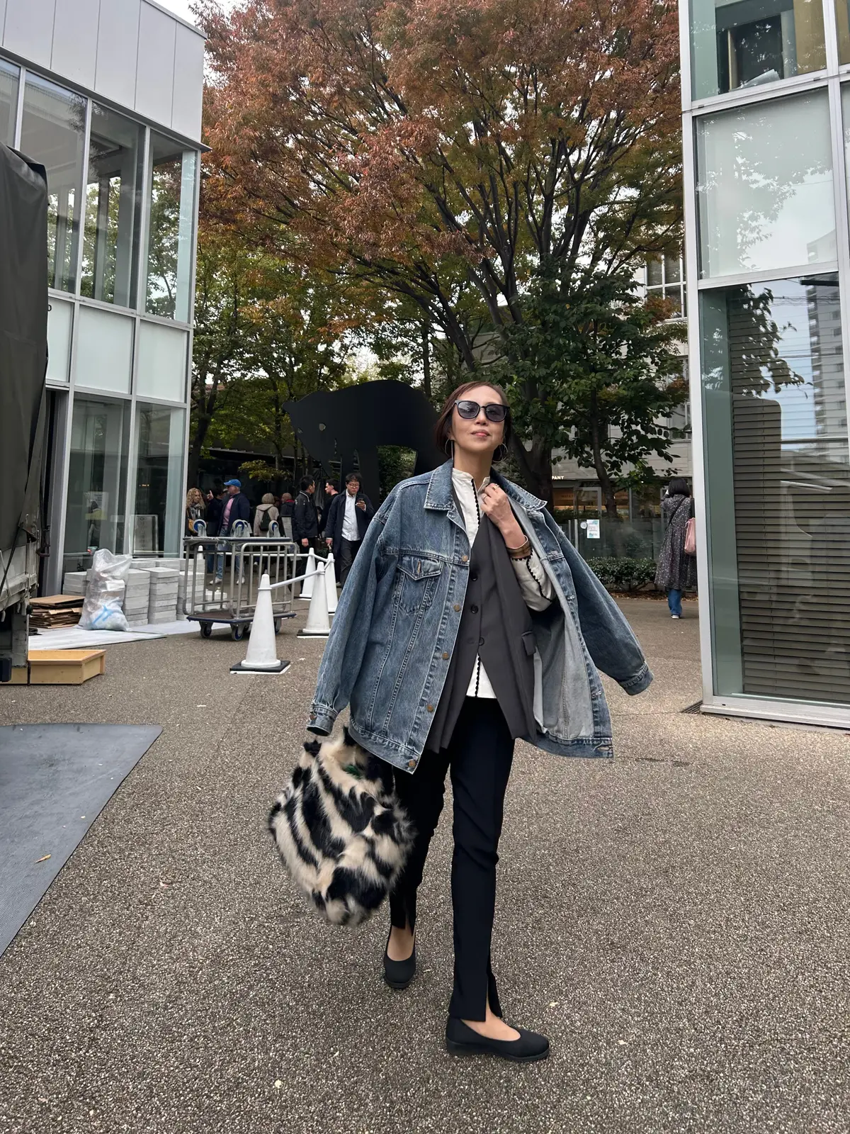 代官山　代官山蚤の市　アラフィフファッション　アラフィフコーデ　アラカンファッション　ア