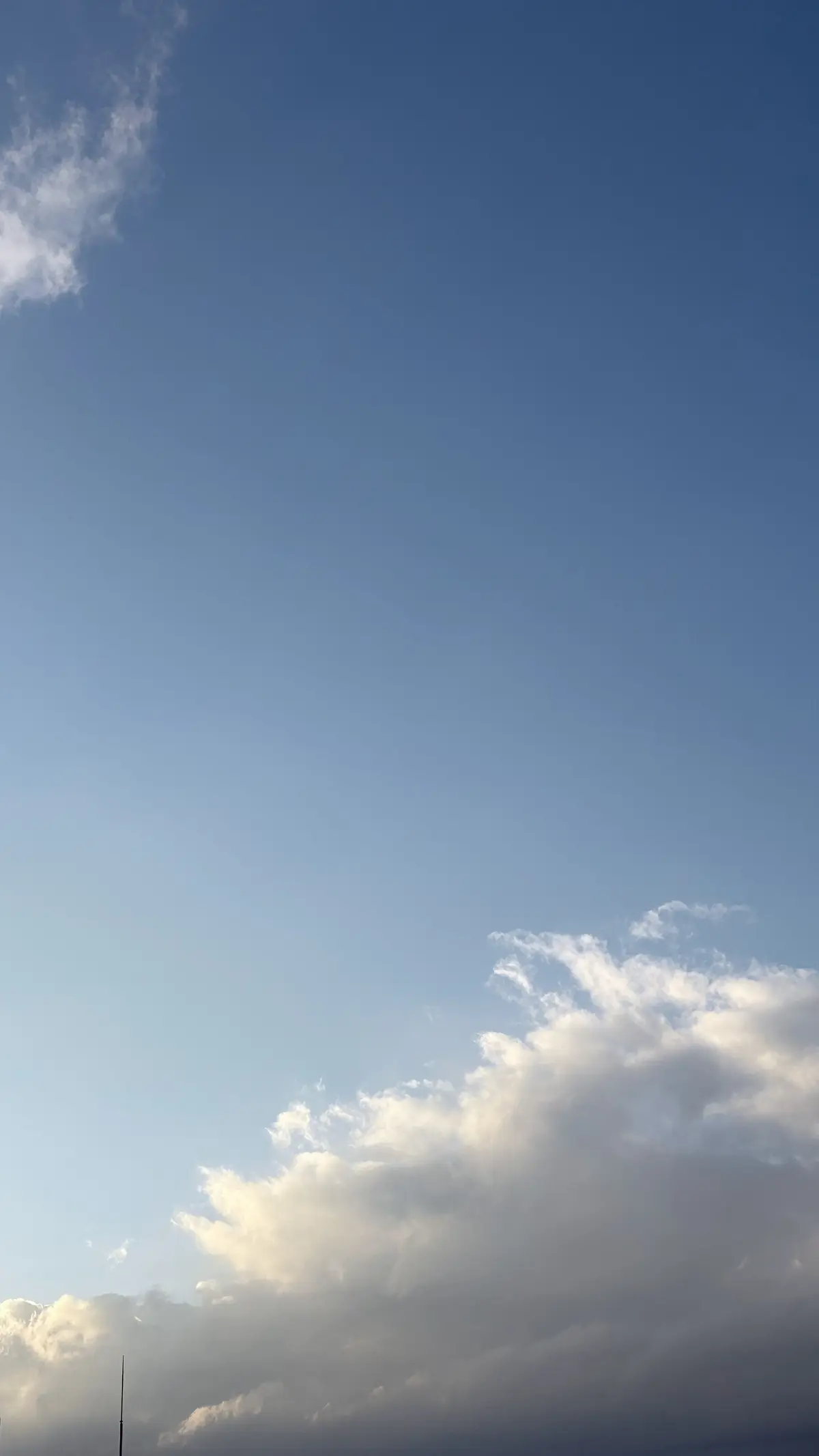 冬の空　雲