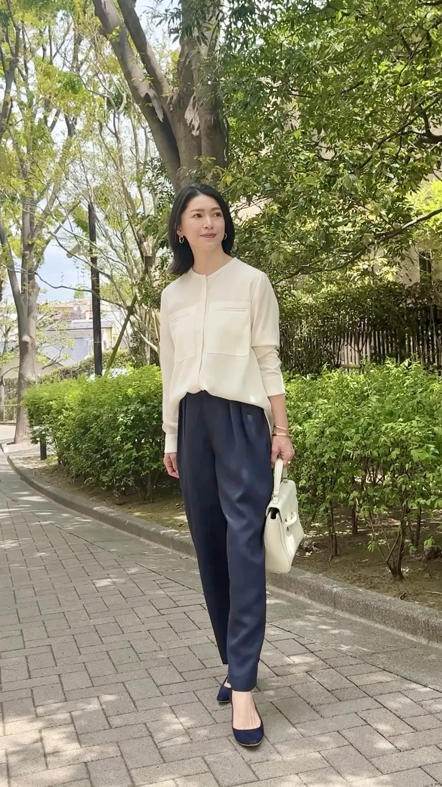 大人のきれいめチノパン💙の画像_9