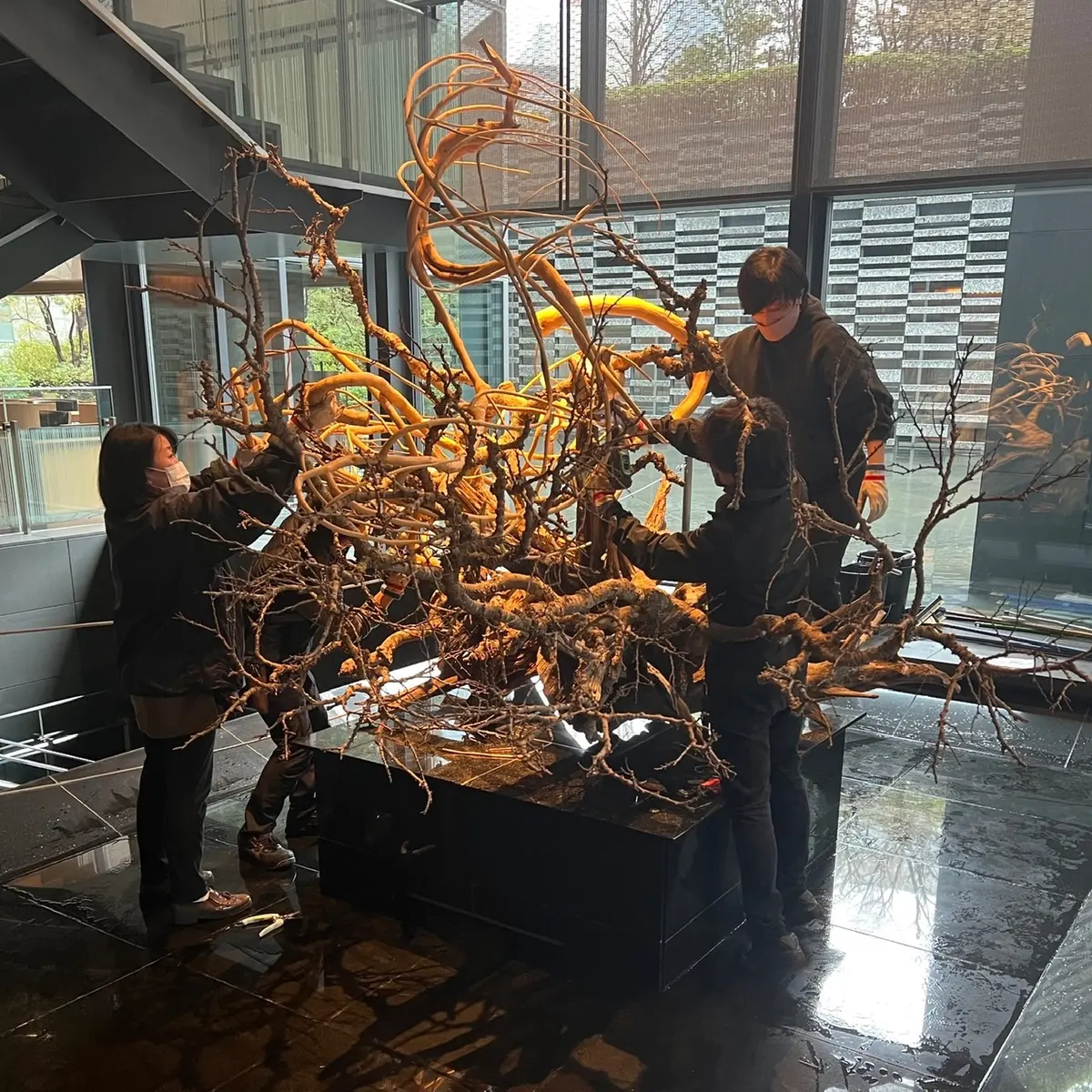 草月流のスタッフ