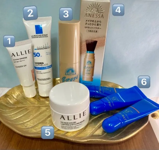 eclat エクラJマダム　カネボウallie、資生堂アネッサ、ラロッシュポゼで紫外線対策。