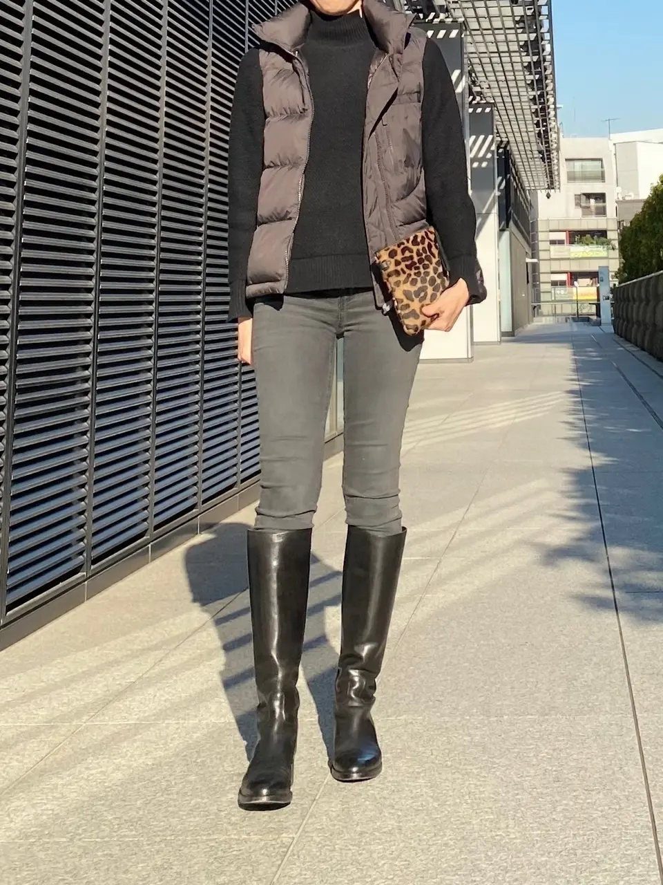 ユニクロ＋Jのダウンボリュームベスト②