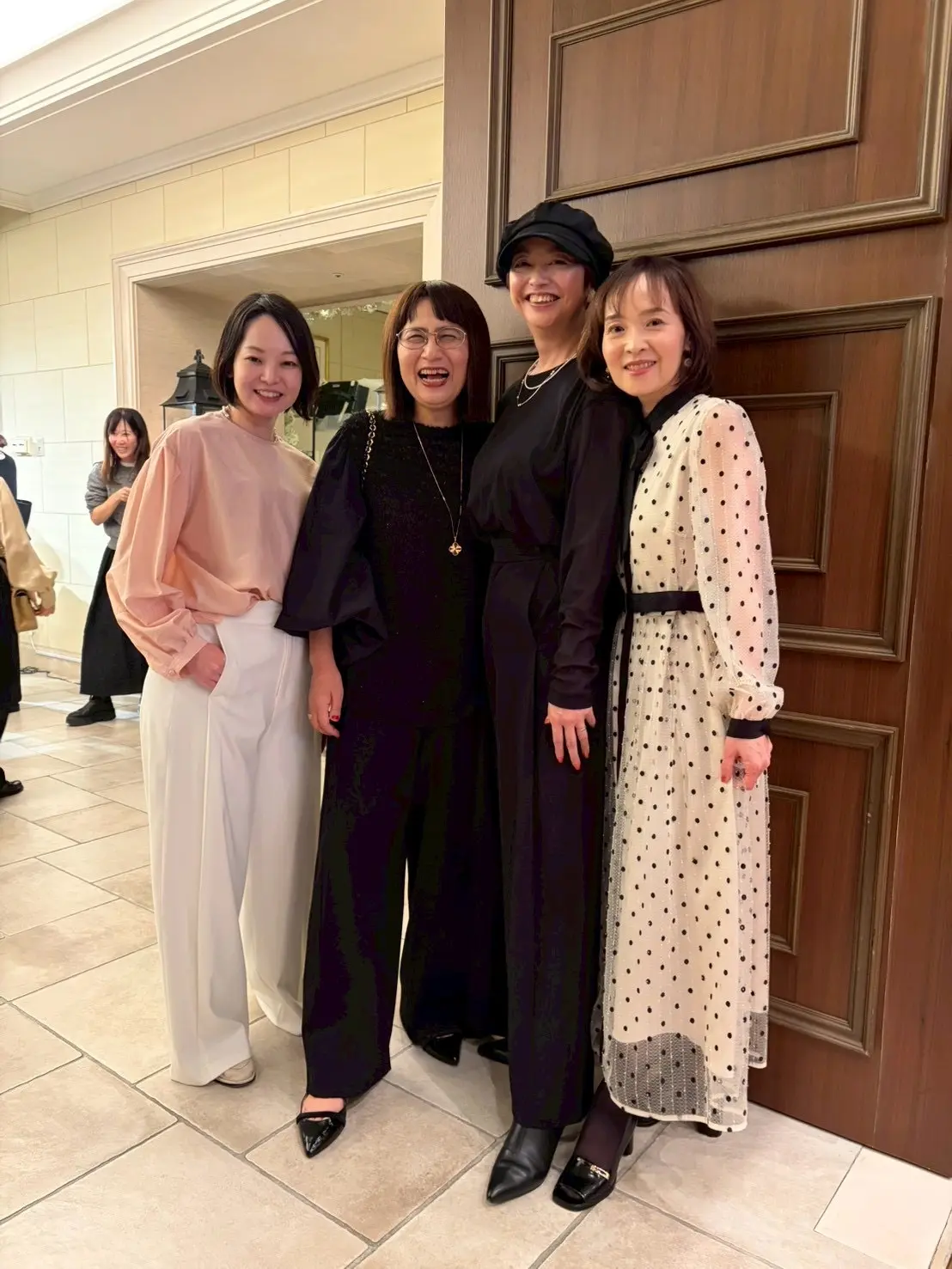 ドット柄のワンピースで２度目の「ソワレ・の画像_7