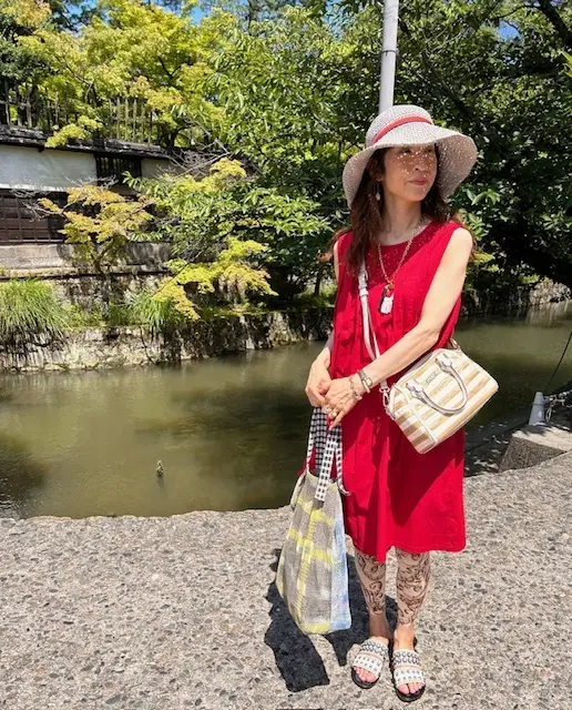 赤いワンピースで夏の倉敷に行ってきましたの画像_2