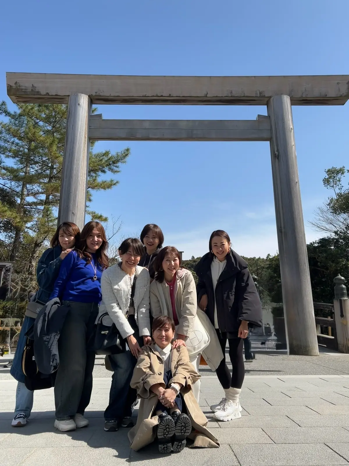 ツイードジャケットで伊勢神宮への画像_3