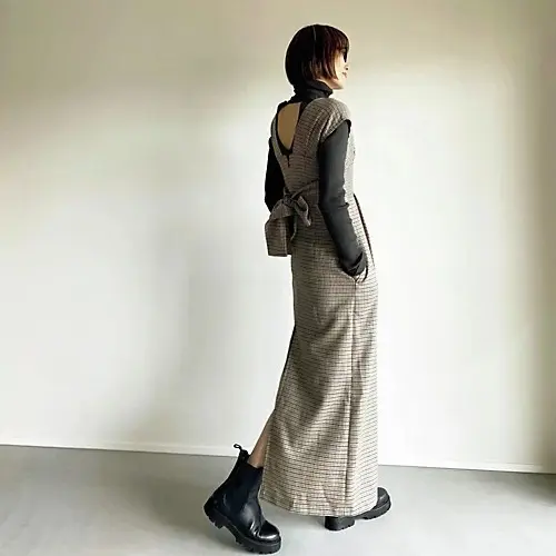 【50代 ワンピース】秋ワンピースで大人の画像_38