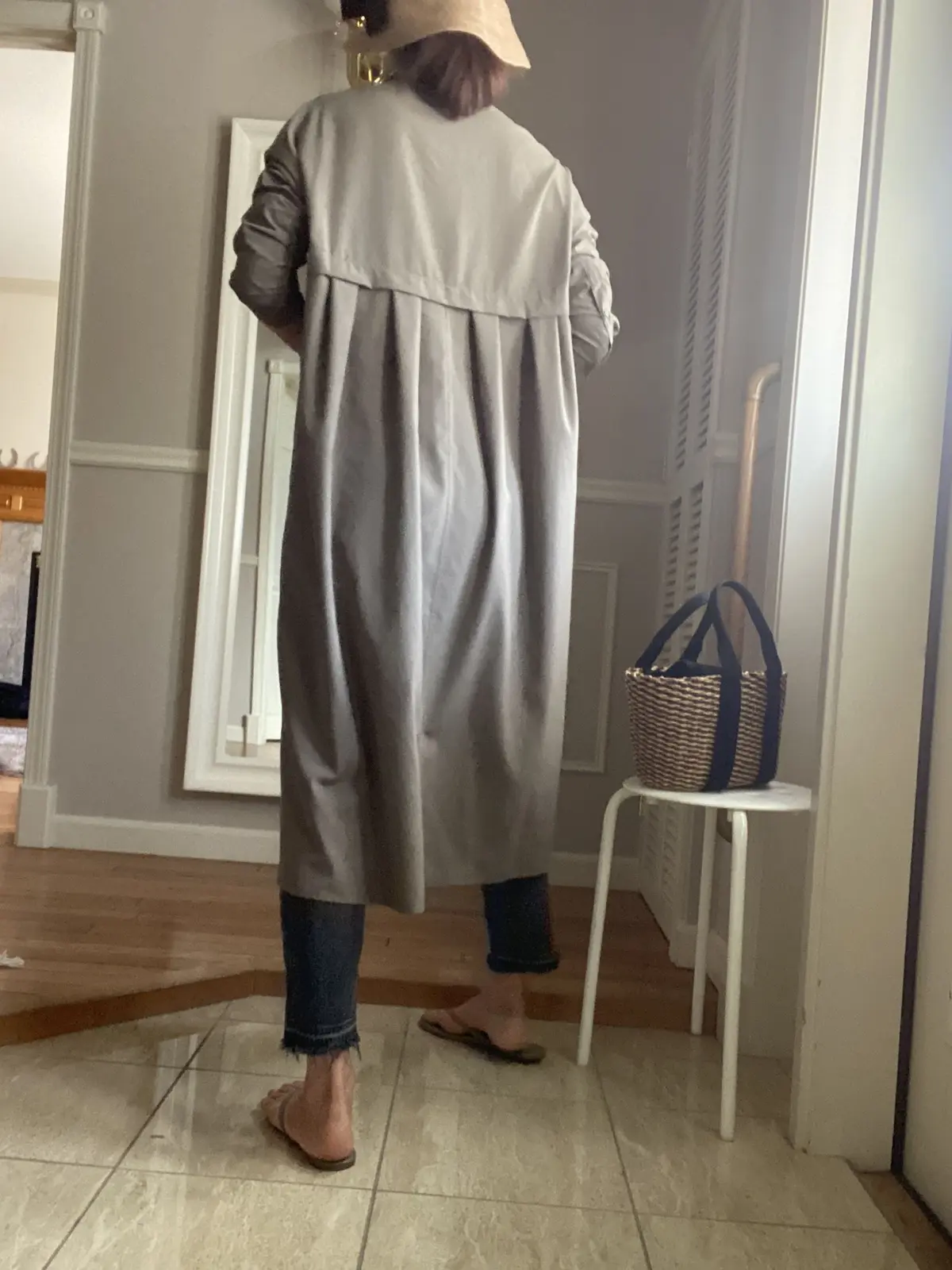 シャツワンピでご近所コーデの画像_3