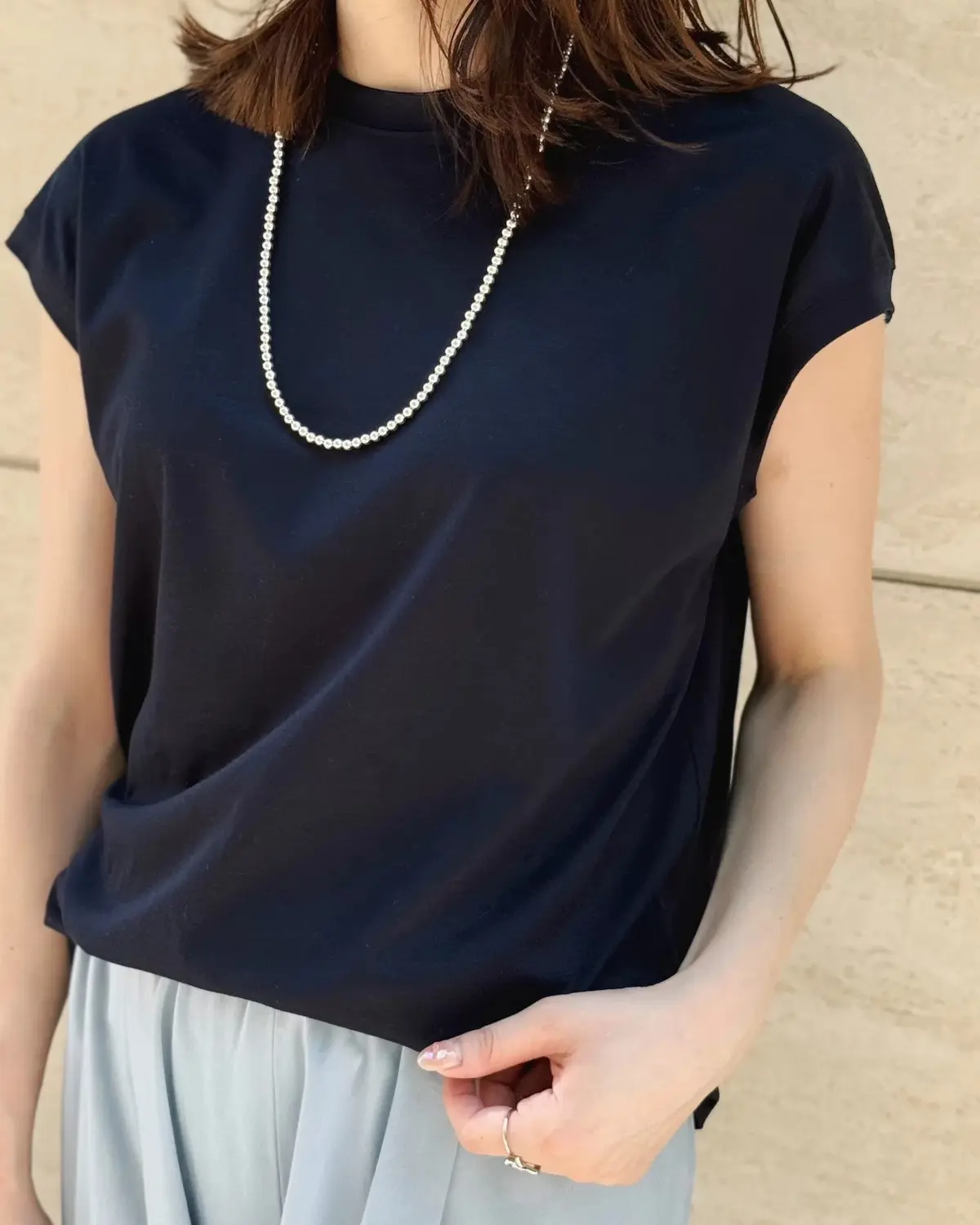 夏の名品「フレンチスリーブTシャツ」【5の画像_3