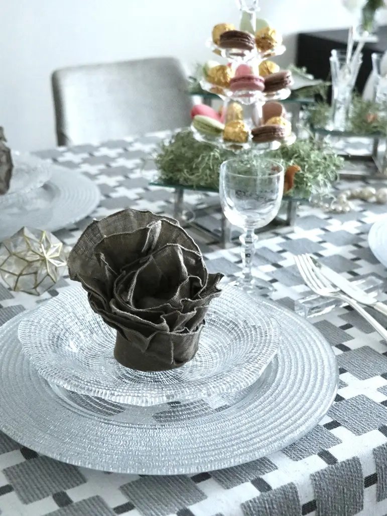 クリスマスのテーブルコーディネート