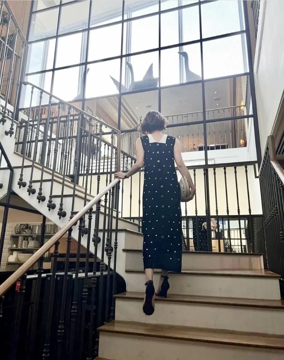 一目惚れドットワンピでフレンチ♩の画像_9