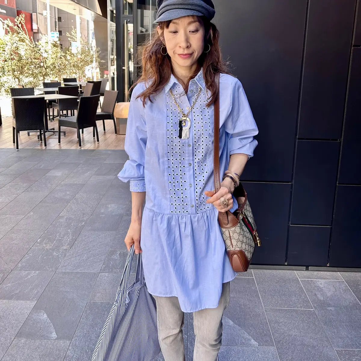 ZARAのブルーシャツで神戸ショッピングの画像_2