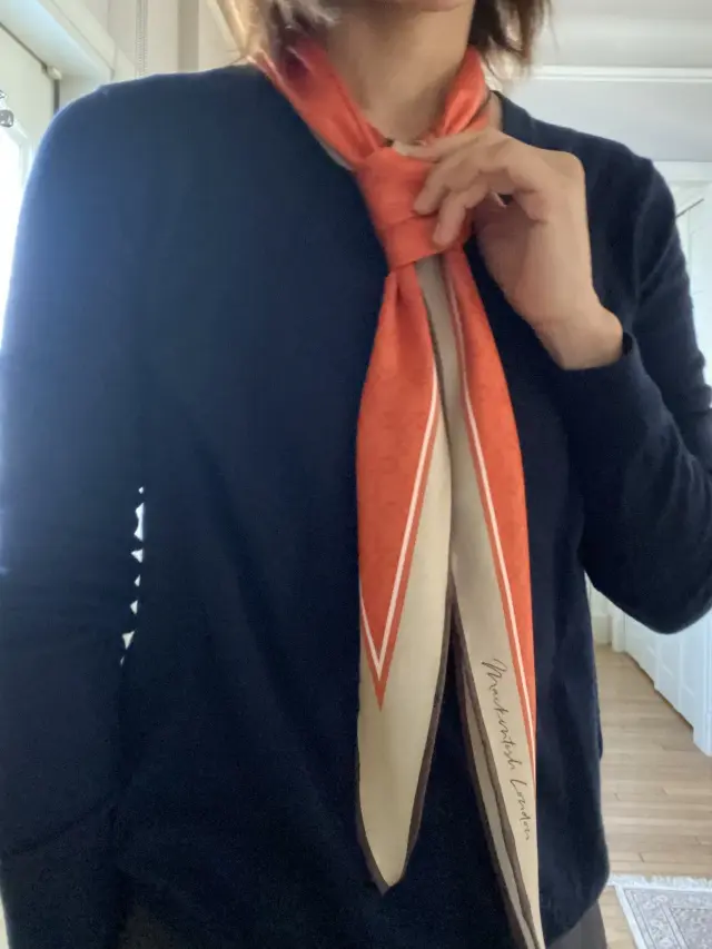 お気に入りの細めのスカーフの画像_3
