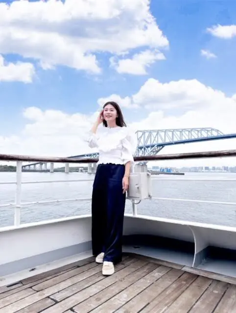 モデルナのデッキで撮影