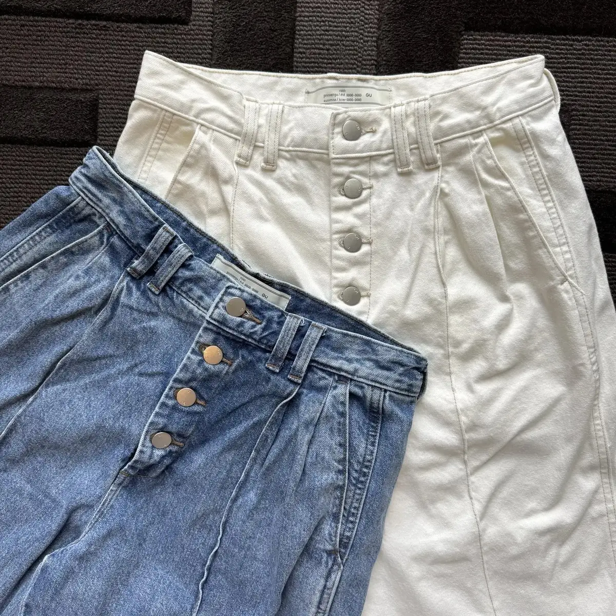 大人綺麗見え【GU】ワイドデニムと【UNIQLO】名品デニム