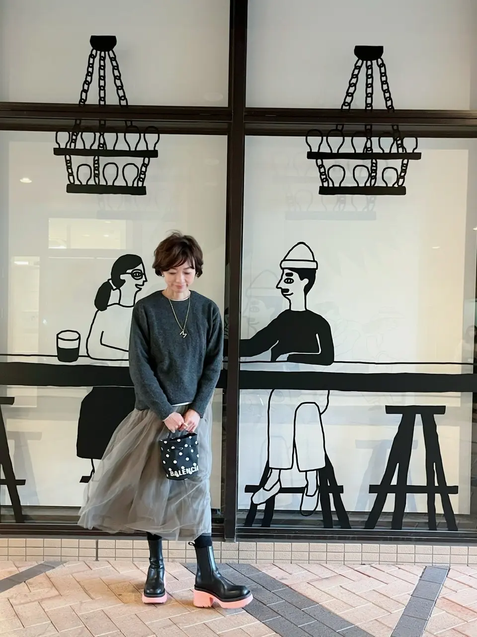 この冬大活躍のピンクソールブーツの画像_3