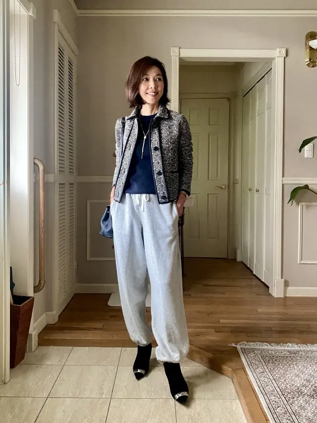 ツイードジャケットコーデの画像_2