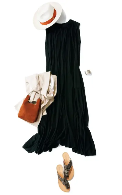 マキシ丈ワンピース4