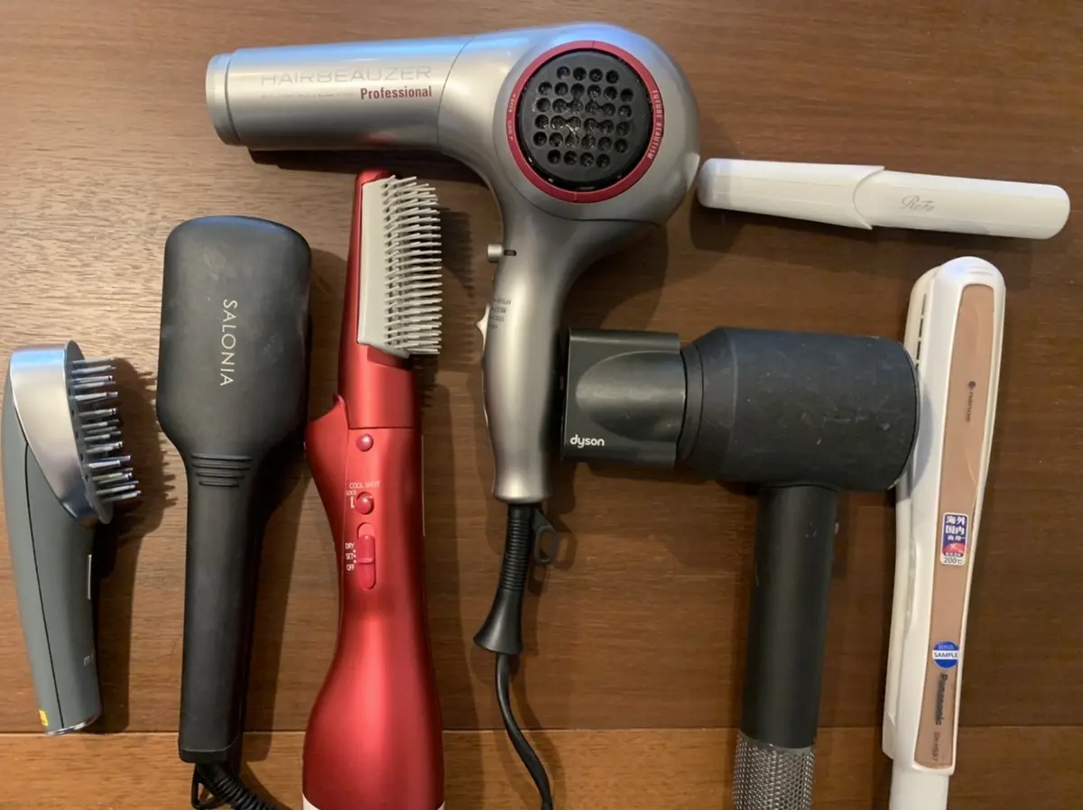 ヤーマン、サロニア、パナソニック、ヘアビューザー、ダイソン、リファなどのヘアスタイリング、ヘアケア商品