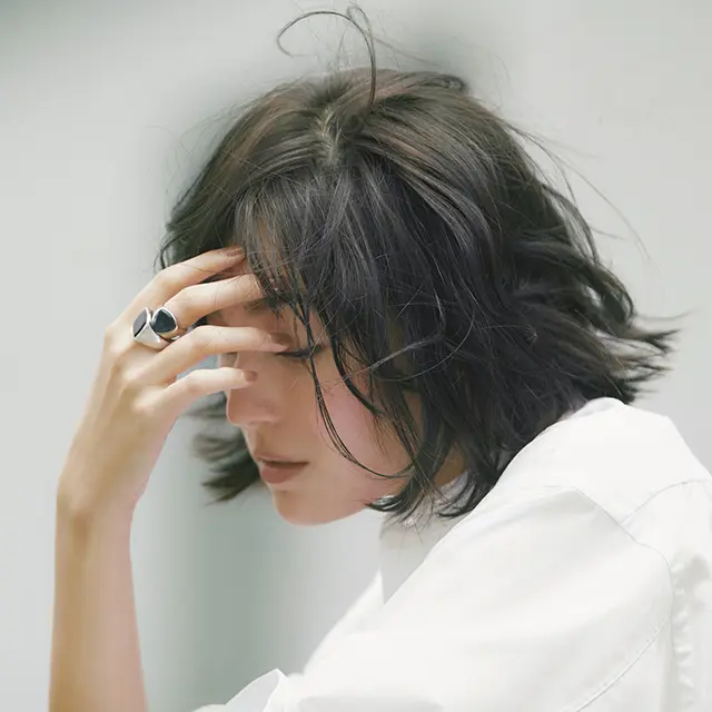 黒ストーンリング