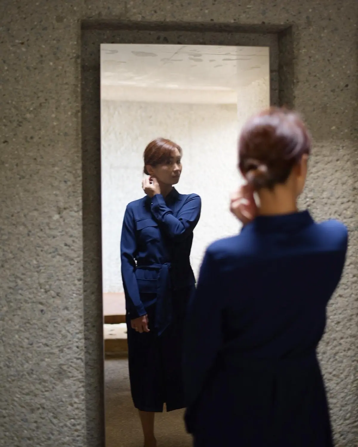 シャツワンピースで落ち着きコーデ♪の画像_2