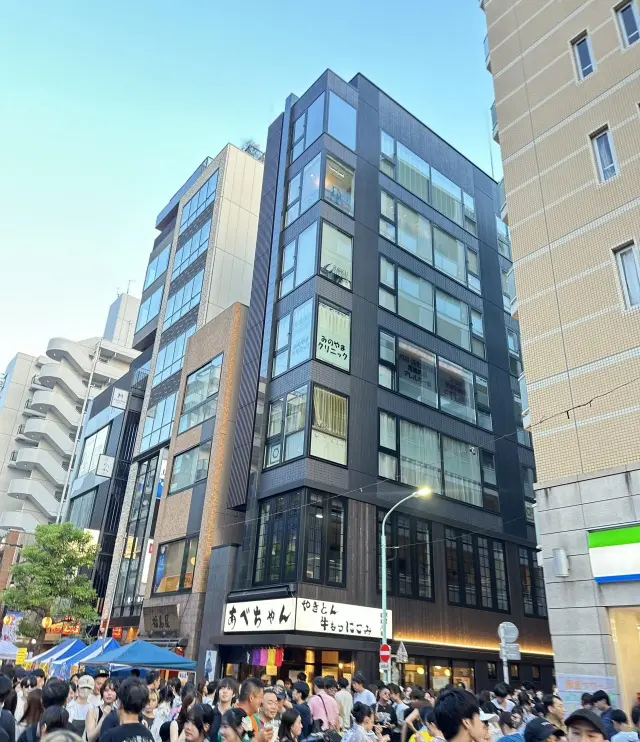 UNIQLOデニムスカートで十番祭りの画像_3