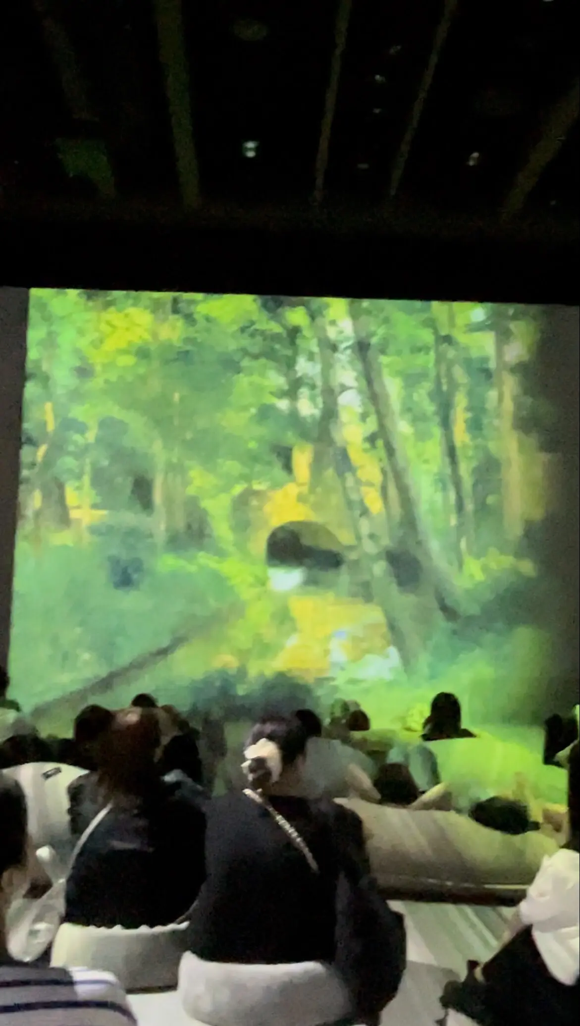 Immersive Museum TOKYO 2023、イマーシブミュージアムTOKYO 2023、ミュージアム内、映像