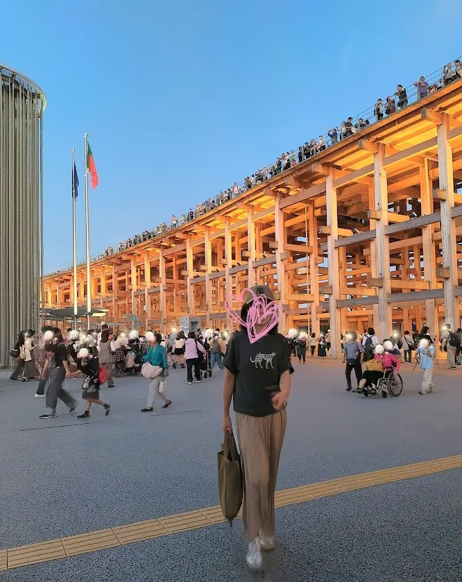 ライトアップ大屋根リング