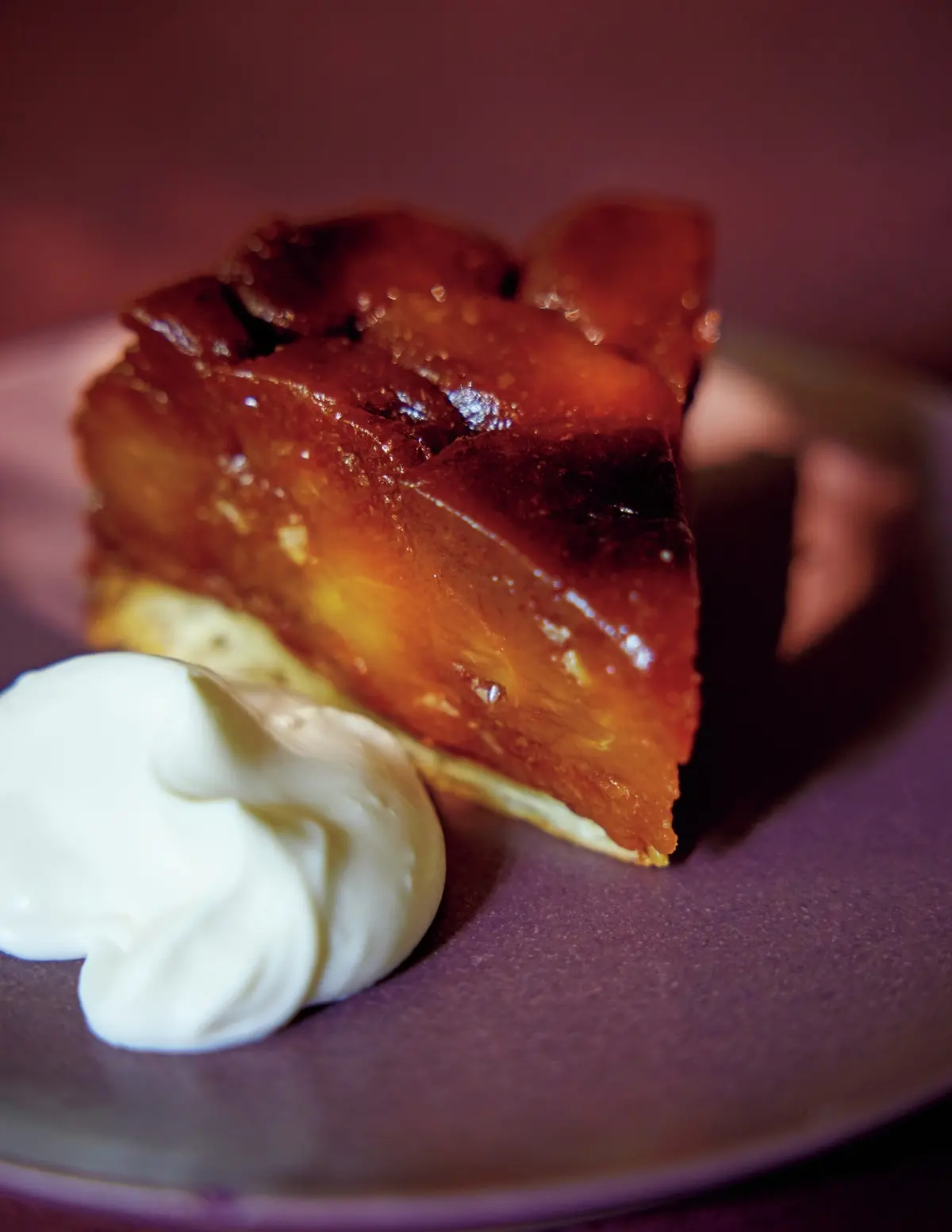 タルトタタンを切り分けた写真