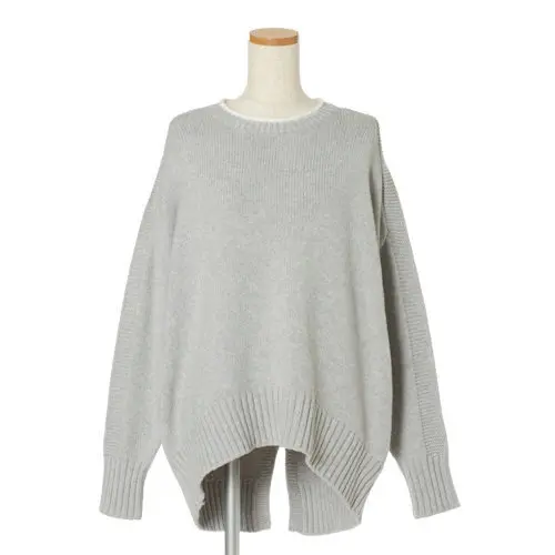 E by éclat 切替クルーネックニット