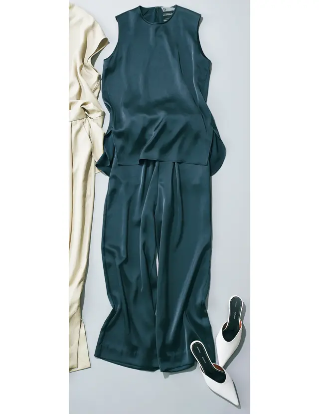 暑い夏こそ重宝する 着回し力抜群のセットアップ