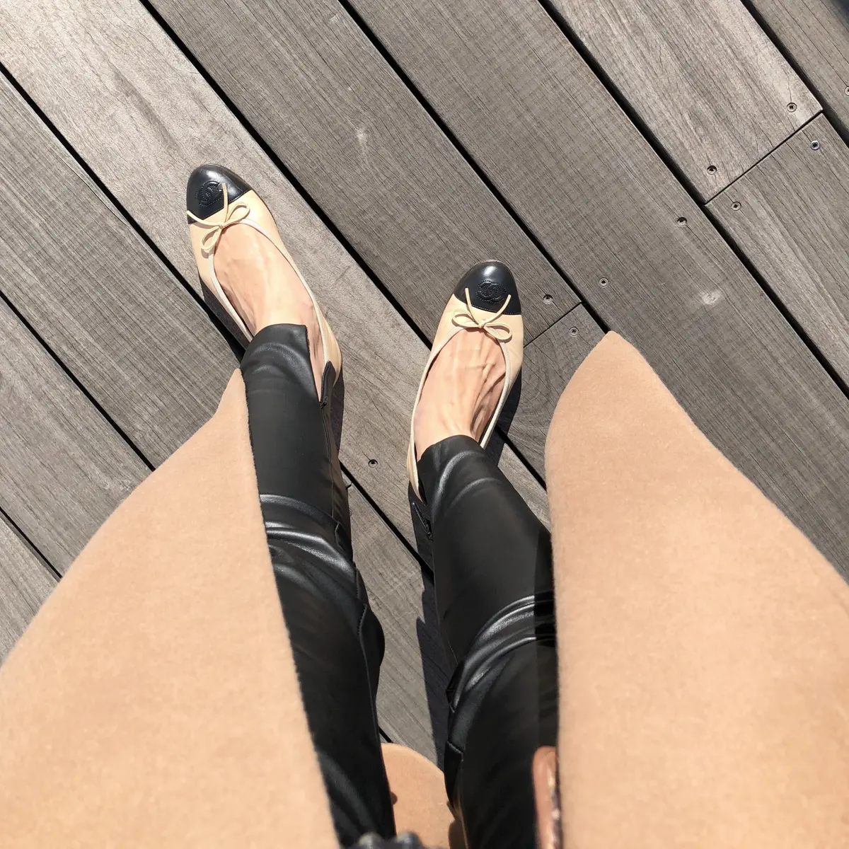 CHANELシューズでシンプル服にスパイの画像_2