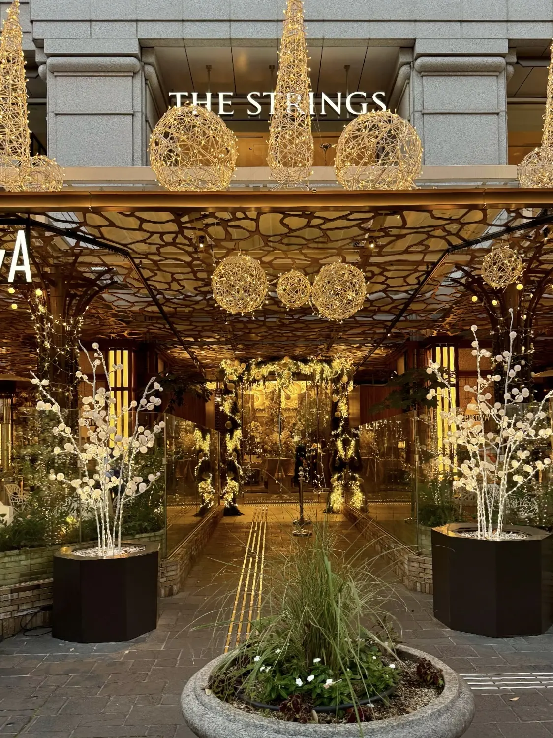 ザ・ストリングス表参道　入り口　ソワレ・ドゥ・エクラ 