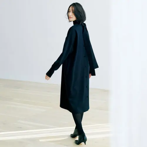 大ヒットボウタイワンピースが着心地アップの画像_1