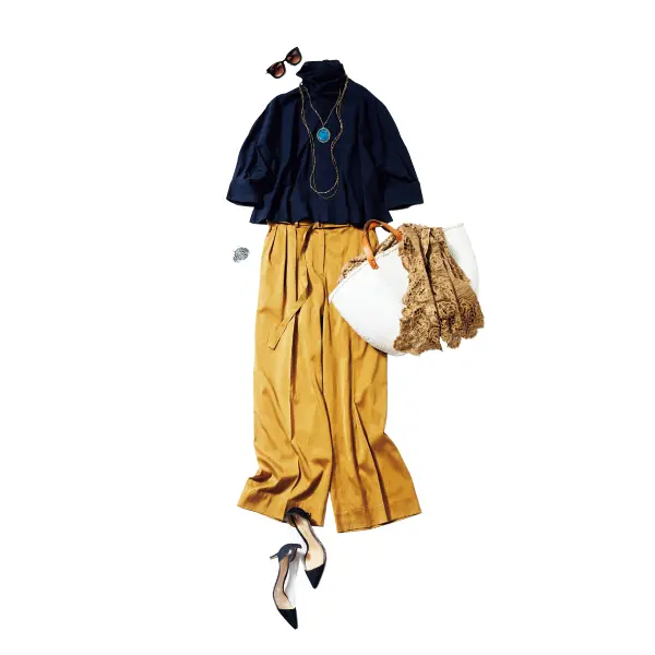 シルエットが重要！【身長別「ワイドパンツの画像_1