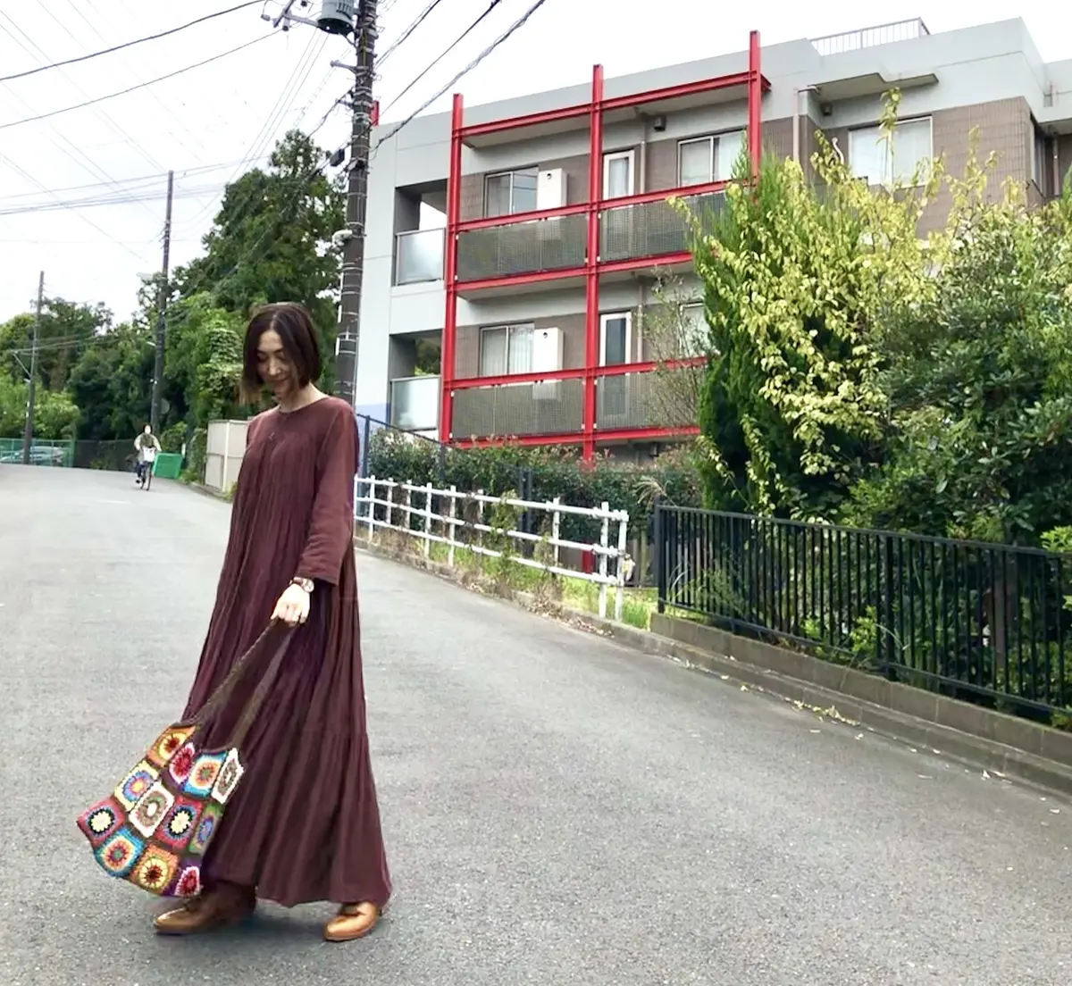 秋色ワンピで大人の手習い。の画像_1