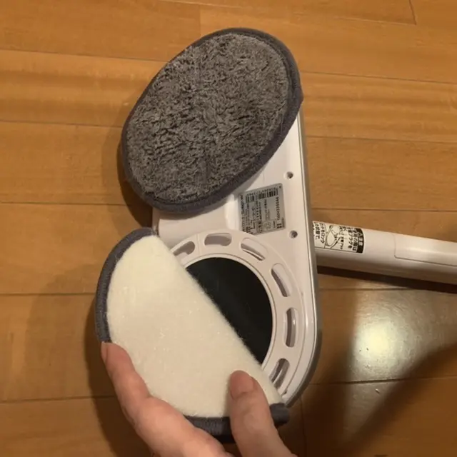 モップパッド取り付け