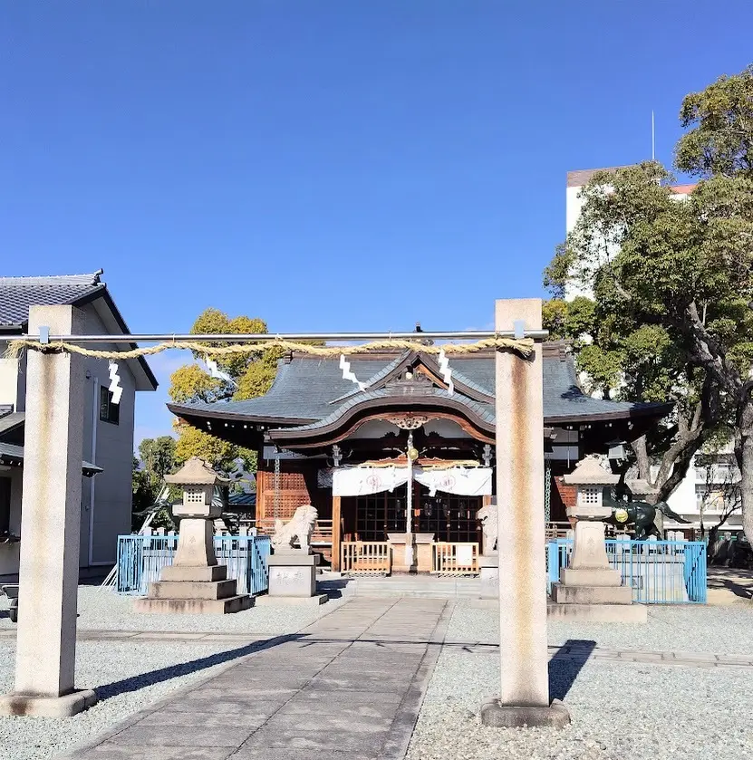 西宮　山手幹線沿い　神明八幡神社
