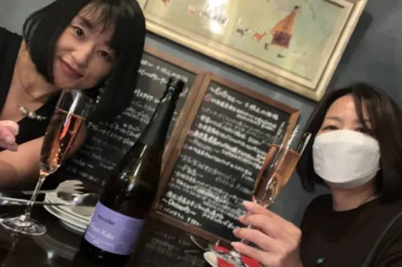 友人の就職祝　都立大　ビストロ　ルリアンの画像_2