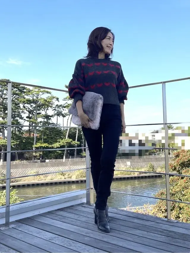 華組　ブーツコーデ