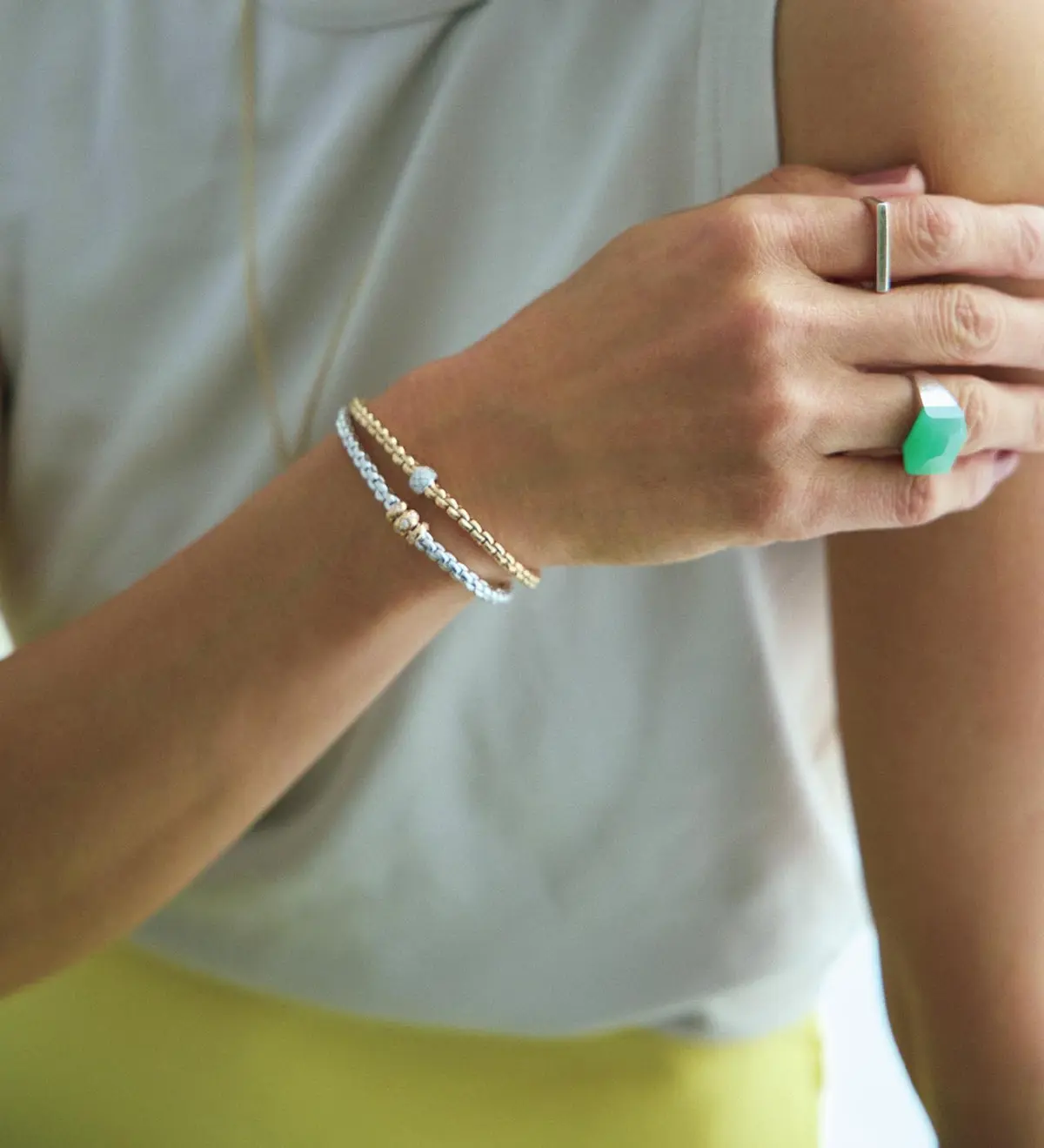 大好きな夏は、おしゃれの遊び時！ 楽しさとリッチ感をミックスさせて楽しみます