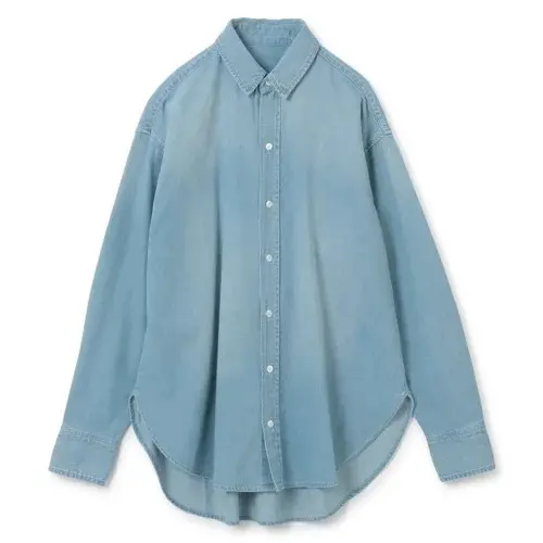 N.O.R.C デニムロングシャツ ￥16,500