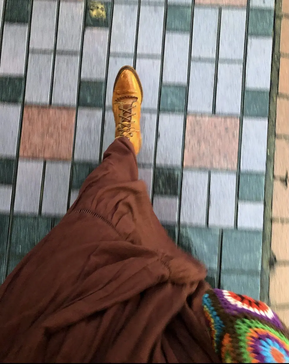 秋色ワンピで大人の手習い。の画像_2