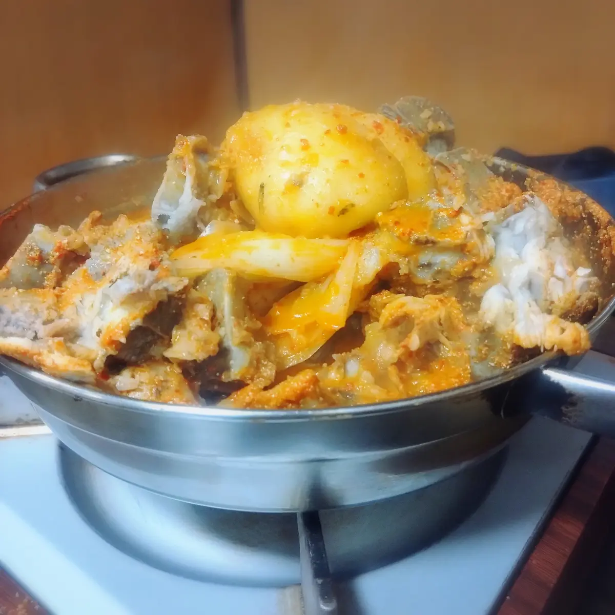 新大久保の韓国料理店、松屋、ランチ、カムジャタン