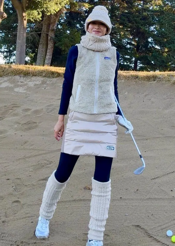 冬のゴルフファッション〜寒さに負けない防の画像_3
