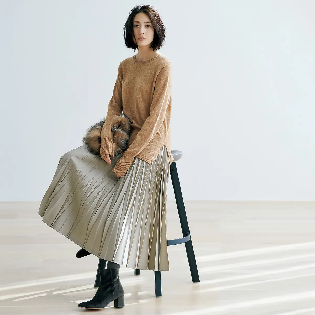 プリーツスカート