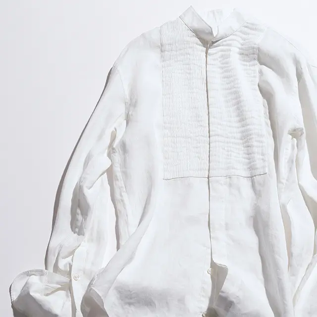 シャツ￥54,000／ドゥロワー 青山店（ブリエンヌ）