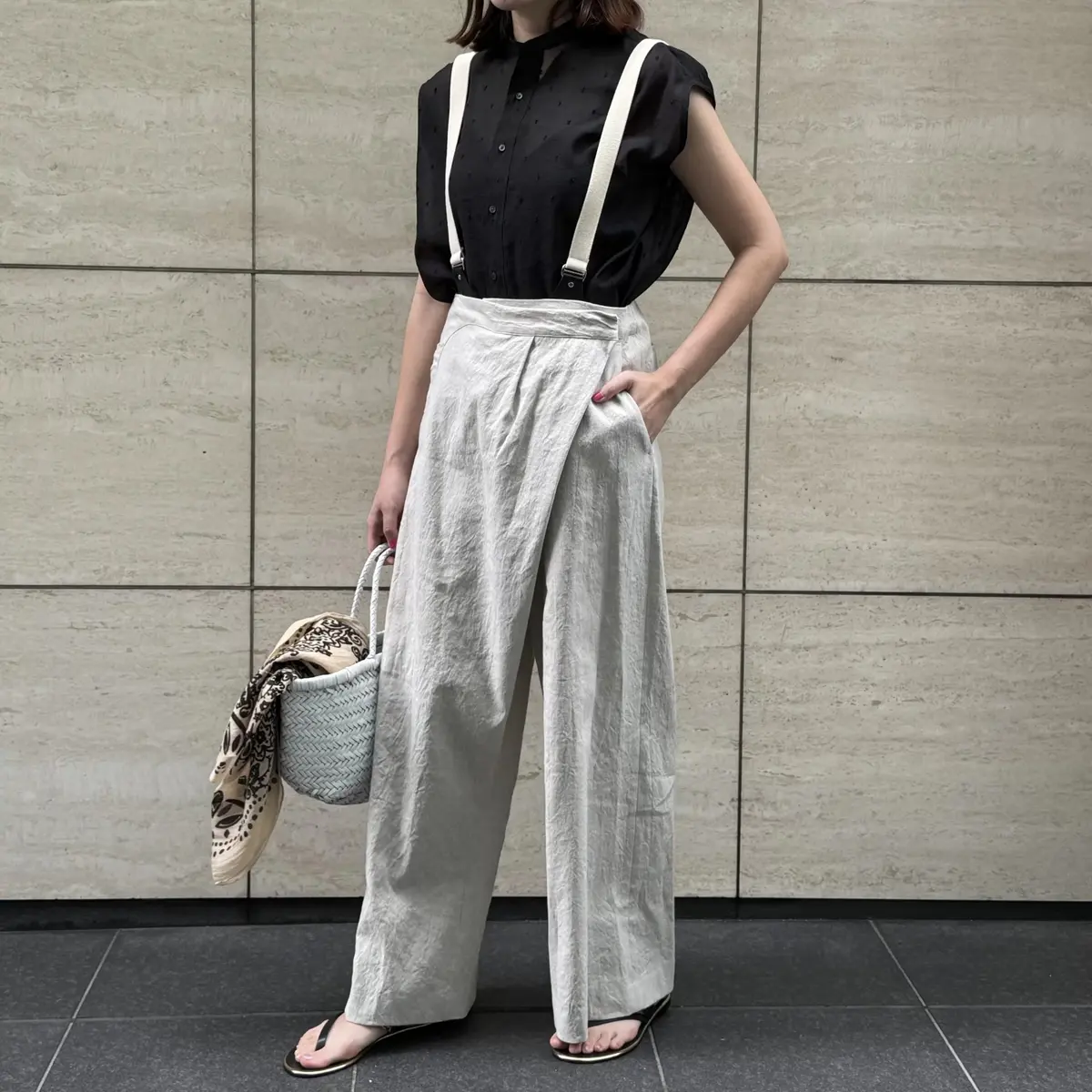 【50代パンツ】小柄さんでもスタイル決まの画像_6